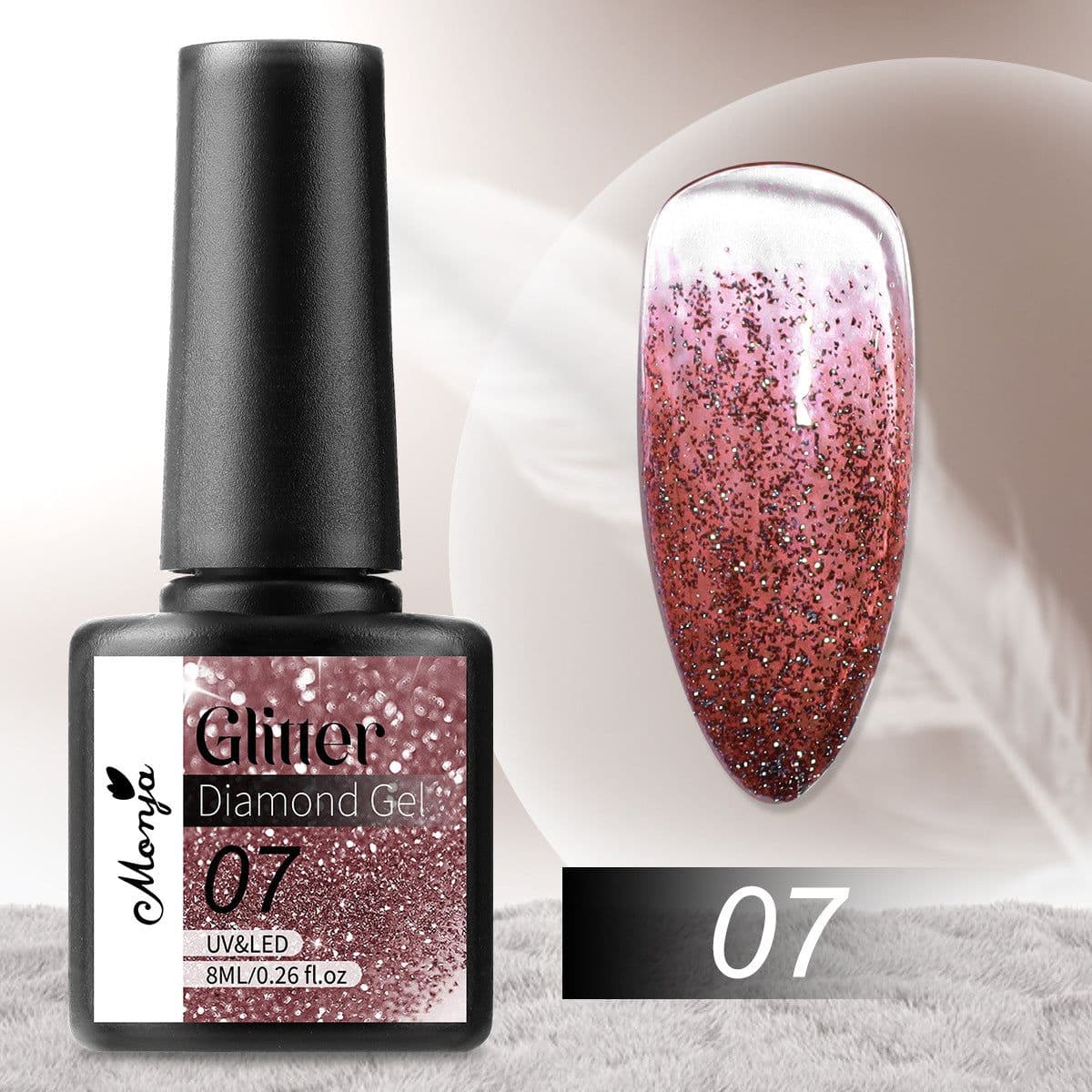 image-Reflective Starry Sky Nail Polish - Glitter Powder
