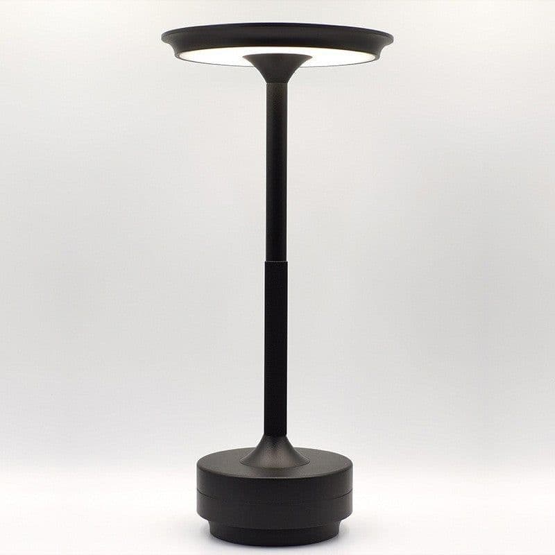 image-Cross-border decorative flying saucer table lamp popular bar atmosphere lamp USB charging wireless touch all-aluminum I-shaped night light Producing time 3-4 days