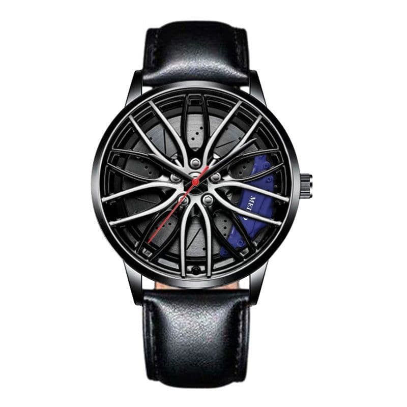 image-Men's Sports Watch - Racing Design 41mm