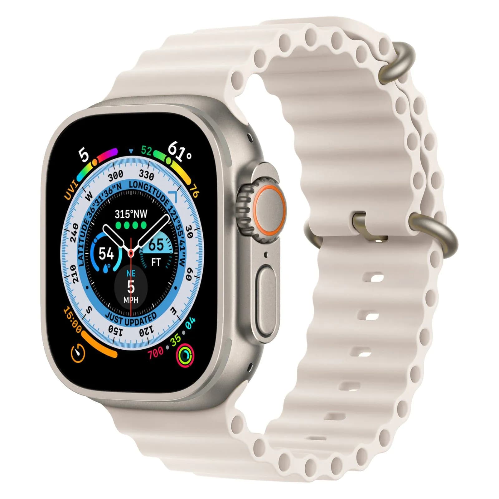 image-Apple Watch Marine Silicone Strap Universal Compatible