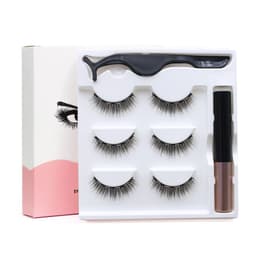 image-Magnetic False Eyelashes 5 Pairs 8-15mm Thick