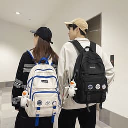 image-Klein Blue Nylon Backpack - Water Resistant School Bag