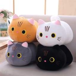 image-Cat Plush Toy Doll - White 50cm Soft
