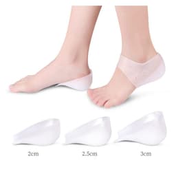 image-Invisible inner pad leisure sports half size pad shock-absorbing shoes inner heel pad wear shoe sock pad