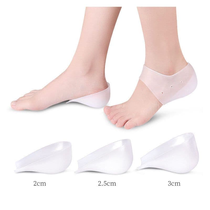 image-Invisible inner pad leisure sports half size pad shock-absorbing shoes inner heel pad wear shoe sock pad