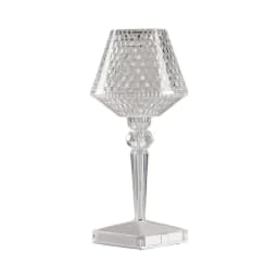 image-Creative Crystal Diamond Bedside Night Lamp - Modern Simple Design 36V LED