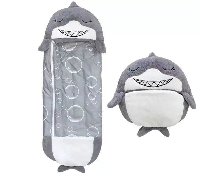 image-Children's Sleeping Bag Cocoon Panda Coral Fleece