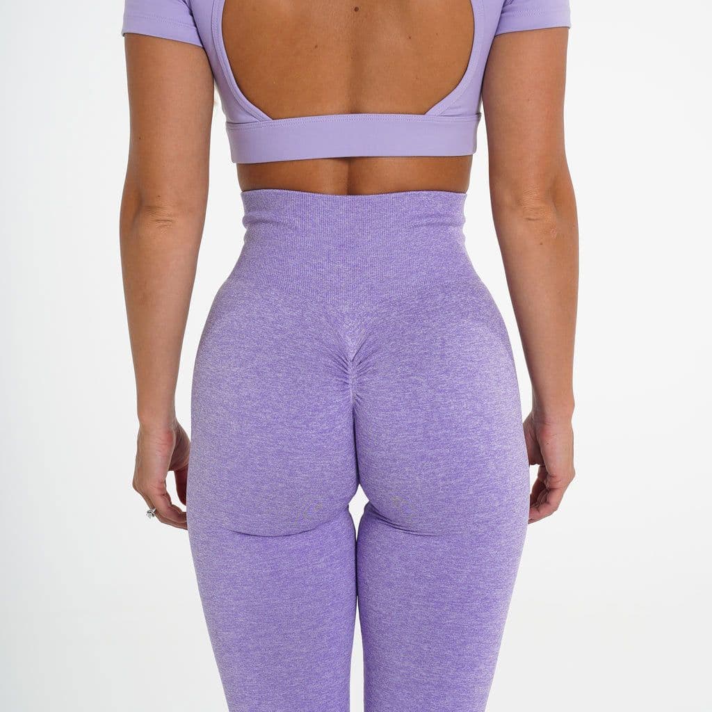 image-Exclusive Brown Fitness Yoga Pants with Hip Lifting Snowflake Design