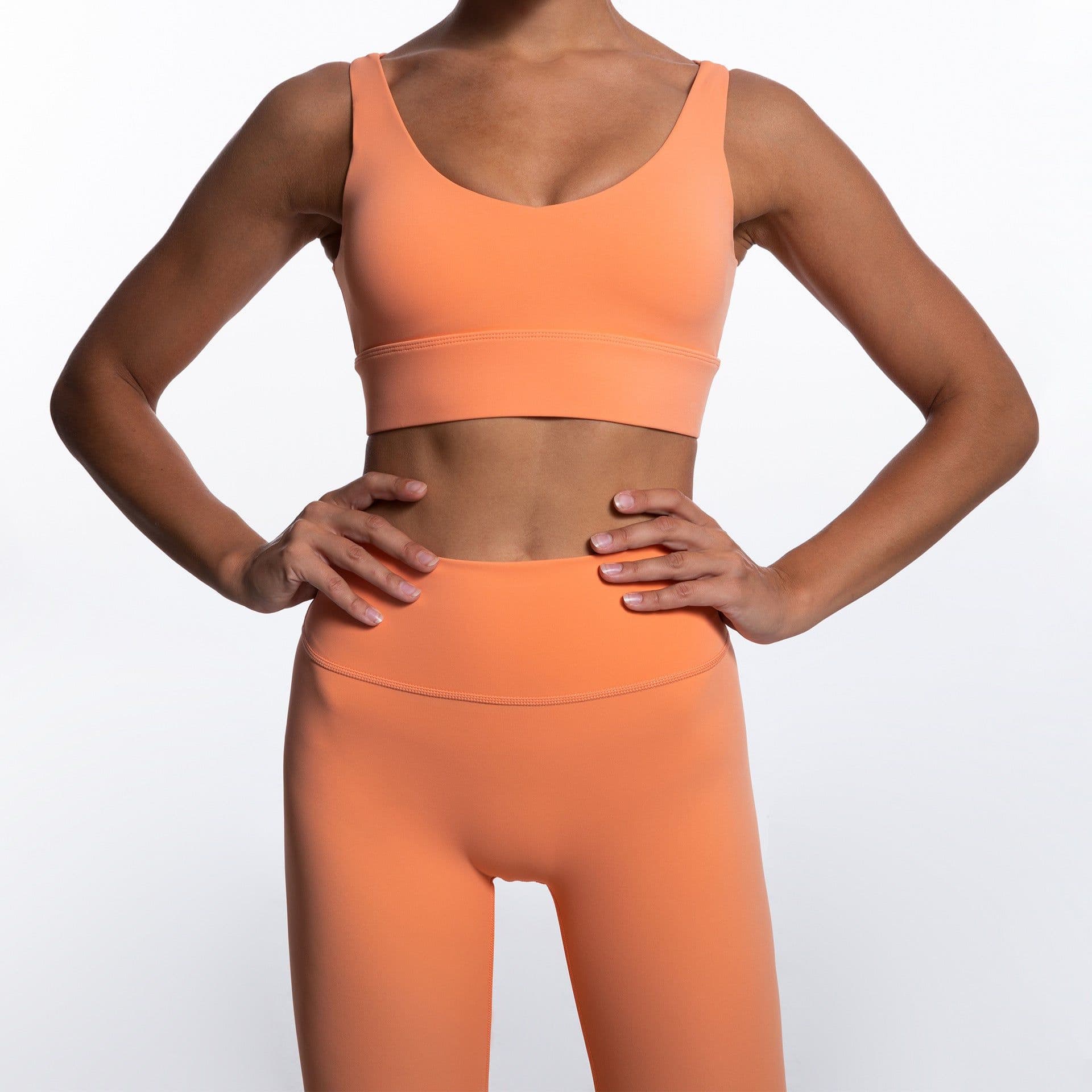 image-Autumn/Winter Nylon Yoga Suit with High Elastic Sports Trousers (65 characters)