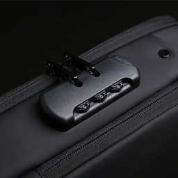 image-Men's Anti-theft Chest Bag - Gray Polyester