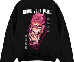 image-Cross-Border Cartoon Five Wu European-Size Cotton T-shirt and Thin round Neck Hooded Sweater