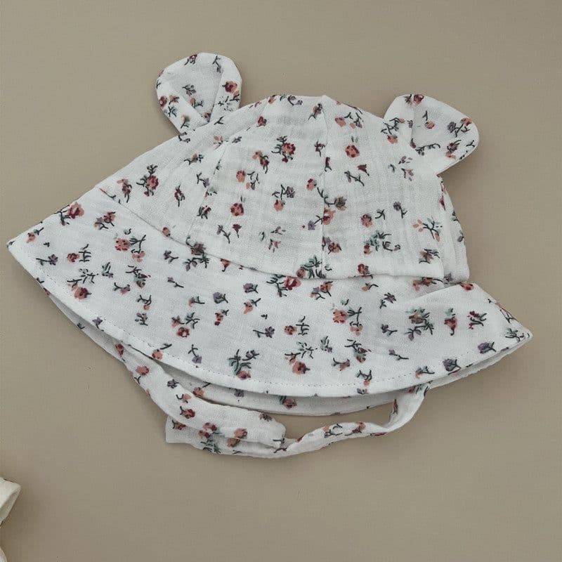 image-INS Baby Sun Hat Cotton Rabbit Ears Fisherman