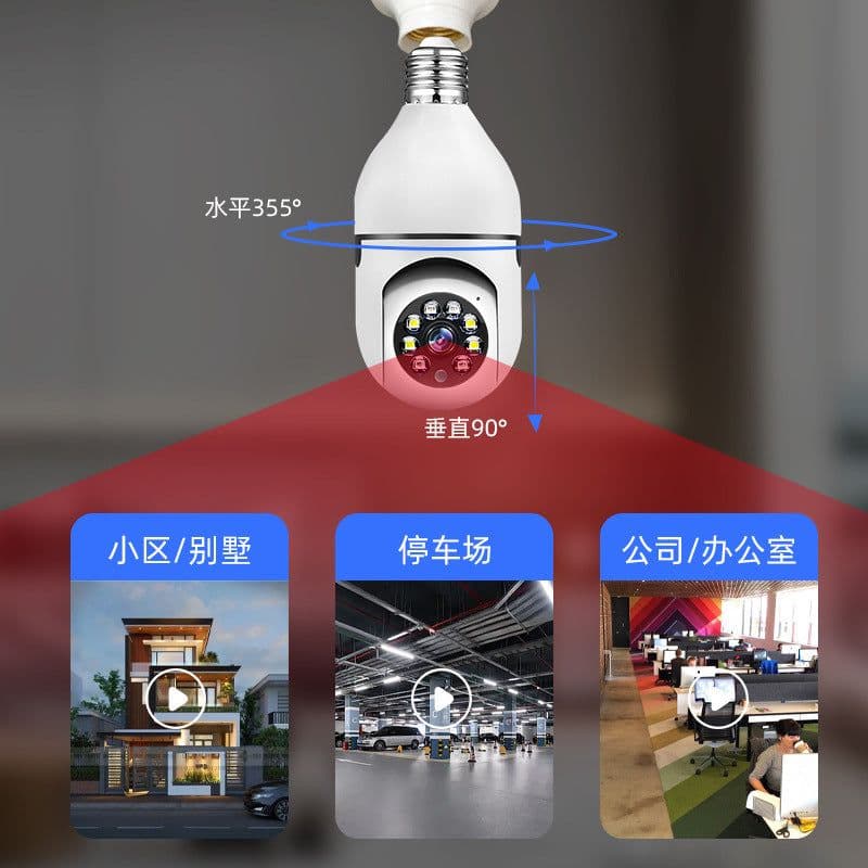 image-Mai Tai 360 Surveillance WiFi Smart Camera - 8 Lens IP67 Waterproof