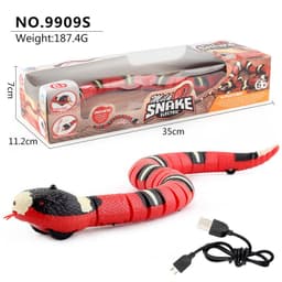 image-Remote Control Rattlesnake Toy - Silver