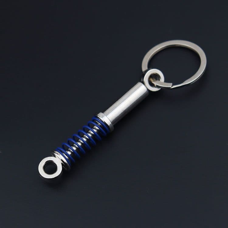 image-Creative Metal Car Key Chain - Turbo Gear Design
