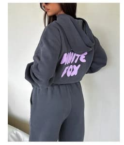 image-Cross-Border Spring/Autumn/Winter Sweatshirt Suit, Long-Sleeved Hoodie Two Pieces (65 characters)