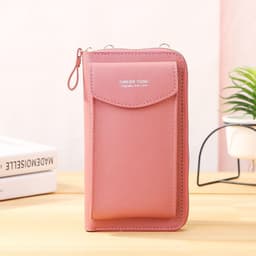 image-Fort Carpenter Mobile Phone Bag - Deep Pink PU