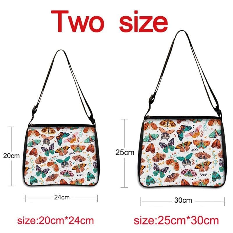 image-Cross-border Adams family Wednesday addams ladies shoulder bag niche armpit bag fashion handbag