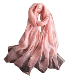 image-Beach Sunscreen Beading Scarf - Women 65*185cm, Thin Wool Blend Shawl (65 characters)