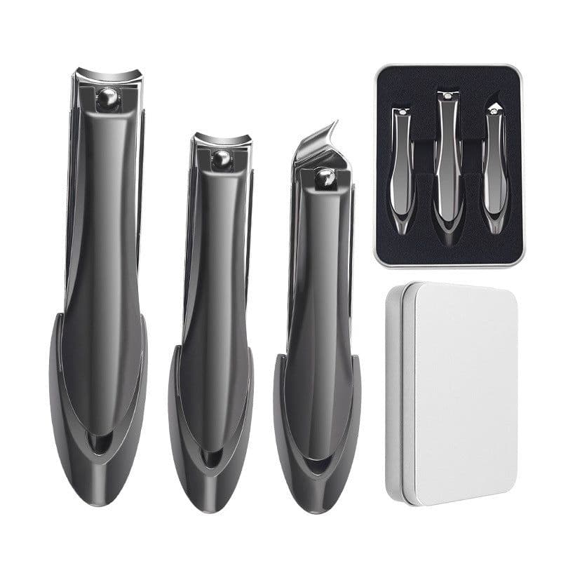 image-Mantis Nail Clippers 3-Piece Set - Anti-Splash