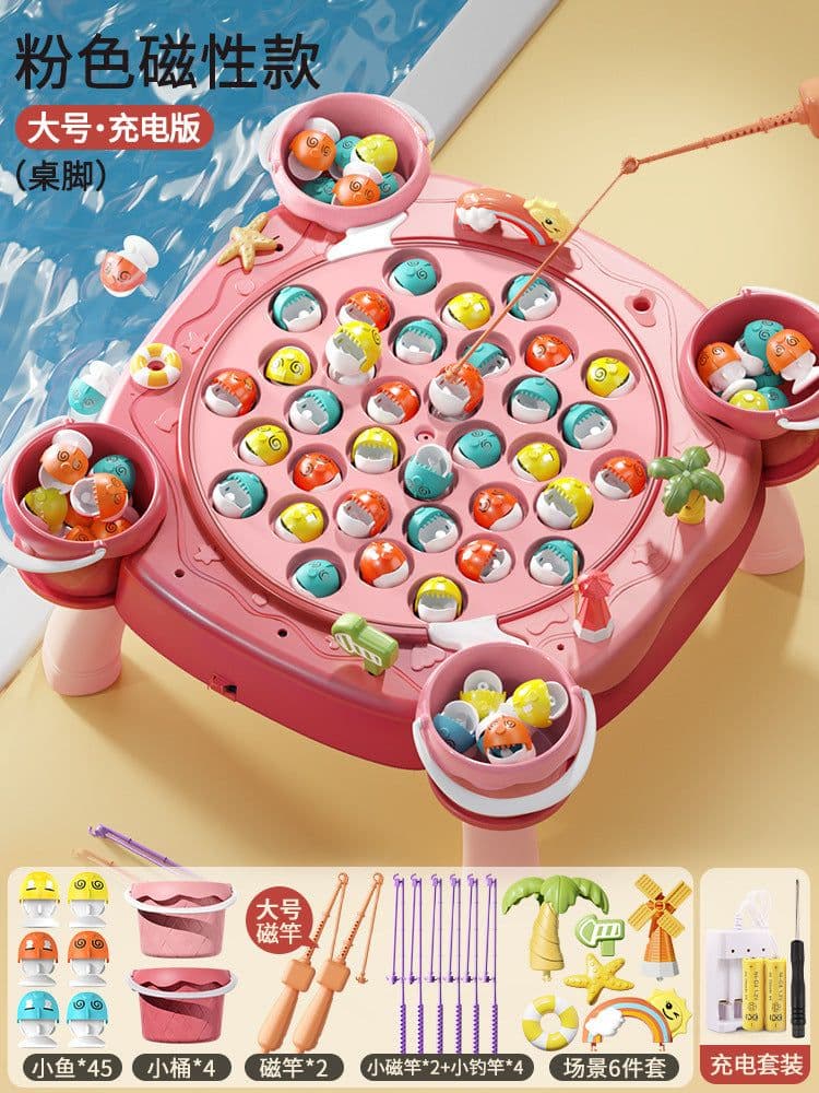 image-Magnetic Fishing Toy - Educational Playhouse for Kids