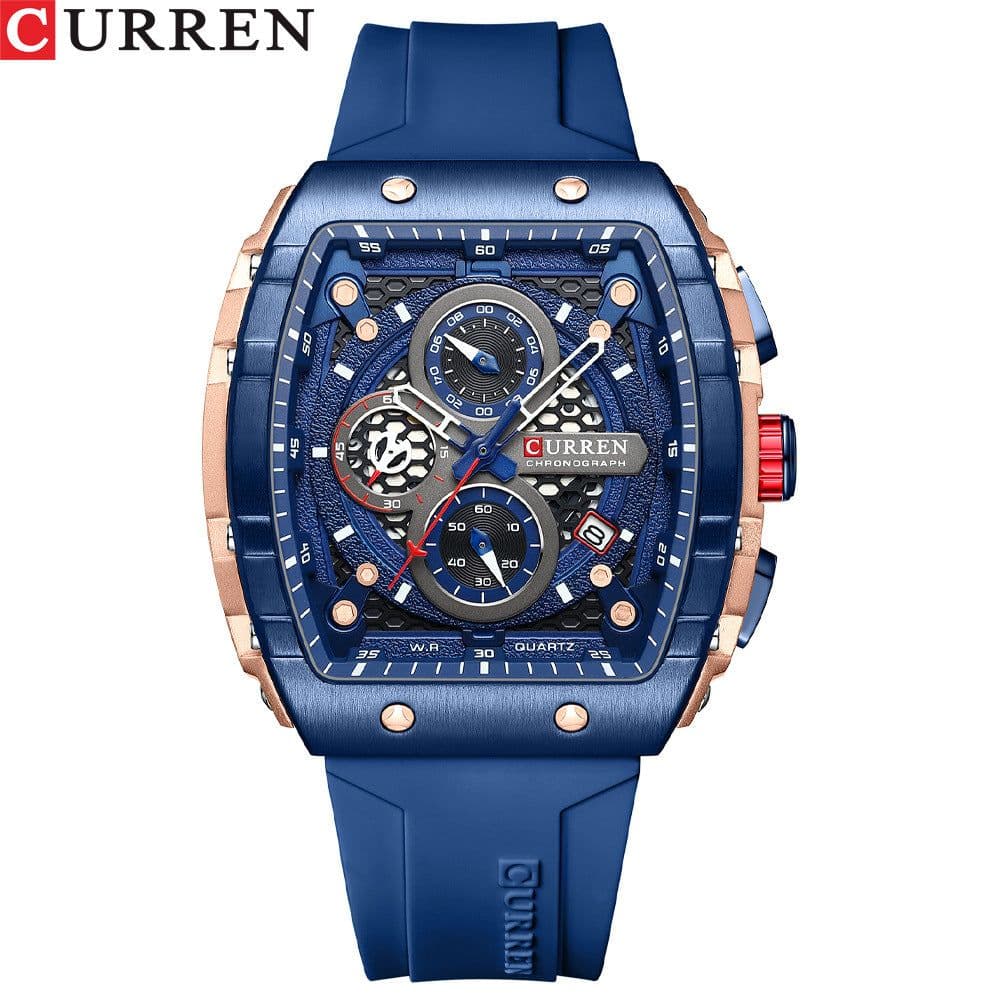 image-Curren 8442 Men's Quartz Watch Black