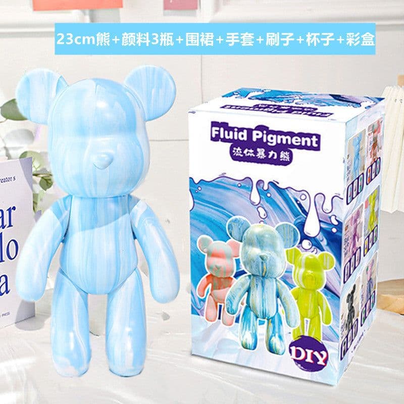 image-Fluid Bear DIY Paint Set - 6 Colors 60ml