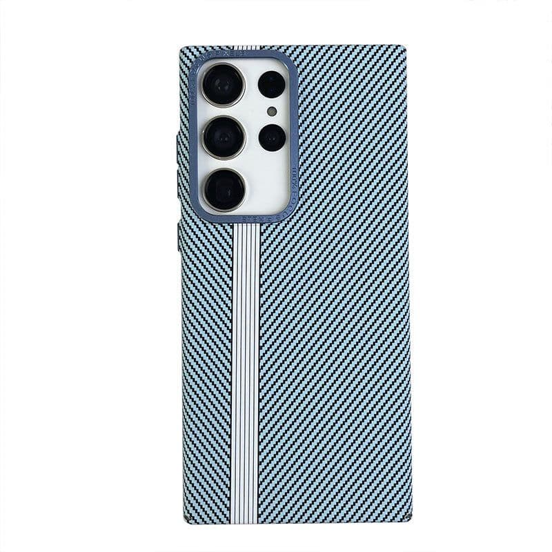 image-Samsung S24 Ultra PC Case - Carbon Fiber Magnetic Cover