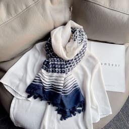 image-Japanese/Korean Butterfly Print Sun Protection Scarf, Beach Towel, 180x90cm