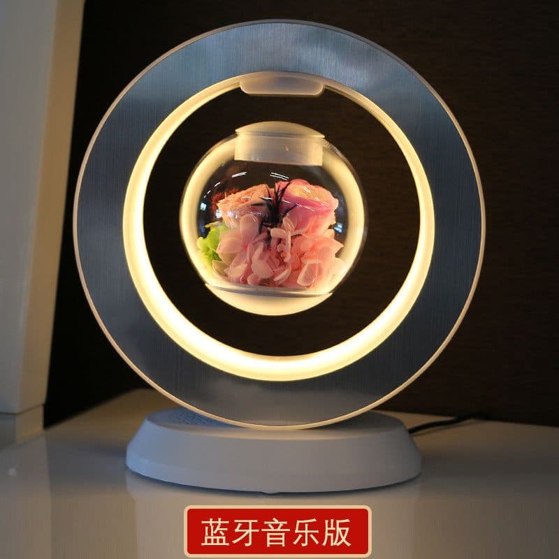 image-Rose Lovers Magnetic Levitation Flower - Blue