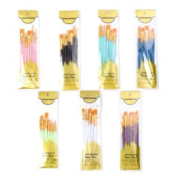 image-Boyixuan 10-Piece Brush Set - Oil Painting Acrylic Gouache