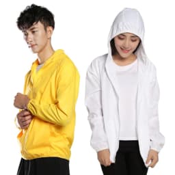 image-Summer outdoor sports sun protection clothing women 2021 new sun protection clothing skin clothing light and breathable men's printed logo