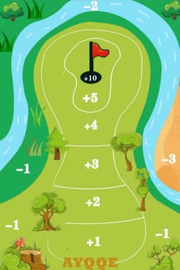 image-Golf Batting Mat - Casual Game Set 3 Clubs