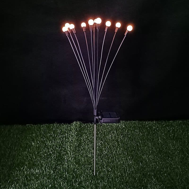image-Solar LED Firefly Ground Light - Garden Lawn Decor