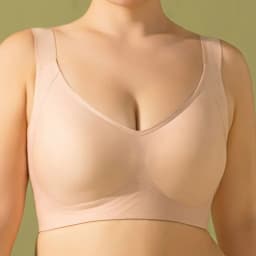 image-Large Shoulder Strap Bra - Shockproof Seamless