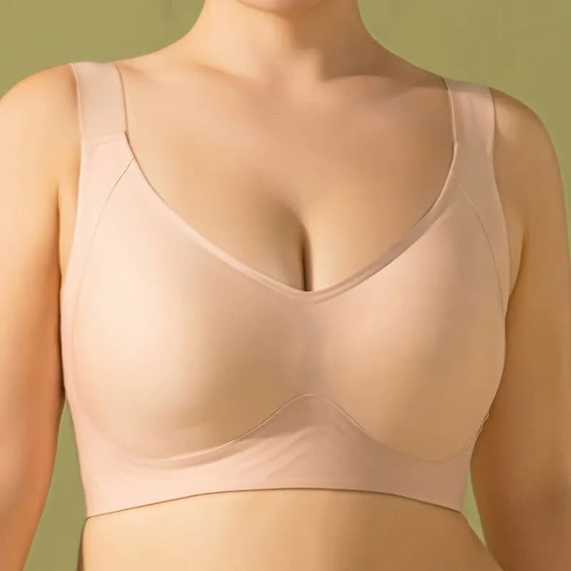 image-Large Shoulder Strap Bra - Shockproof Seamless