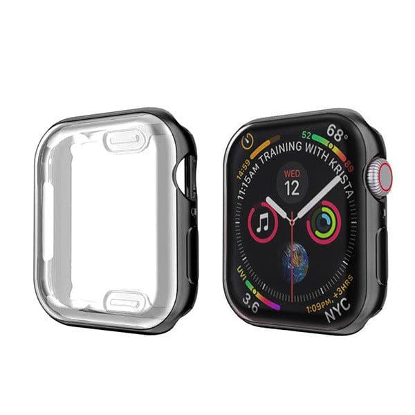 image-Suitable for Apple TPU electroplating case protective case apple iwatch6 5 all-inclusive protective cover Apple watch case