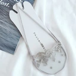 image-Half-palm suspenders sponge pad suspenders ice silk boat socks female hollow out invisible half summer sweat-absorbing thin invisible socks