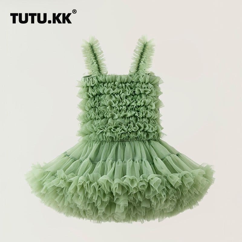image-TUTU.KK Girls Tutu Dress - Suspenders Princess Skirt
