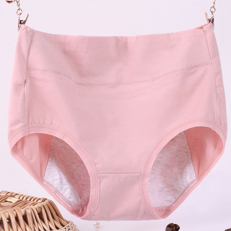 image-Women's High Waist Period Underwear - Cotton Leak-Proof
