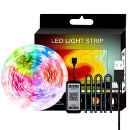 image-LED background TV light belt 5050USB light belt Color light 5V light belt Bluetooth music phone APP set