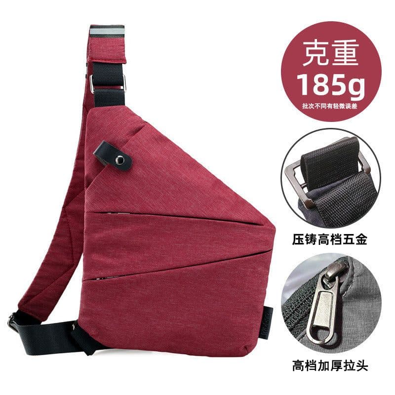 image-Tactical Chest Bag - Oxford Cloth Crossbody Shoulder Bag