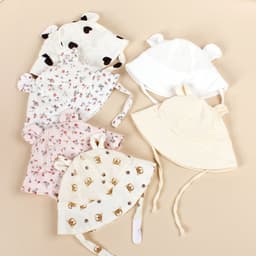 image-INS Baby Sun Hat Cotton Rabbit Ears Fisherman