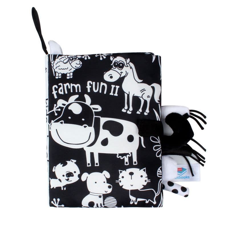 image-Kidsbooks Baby Cloth Book - Interactive Crinkle Toy 0-3Y