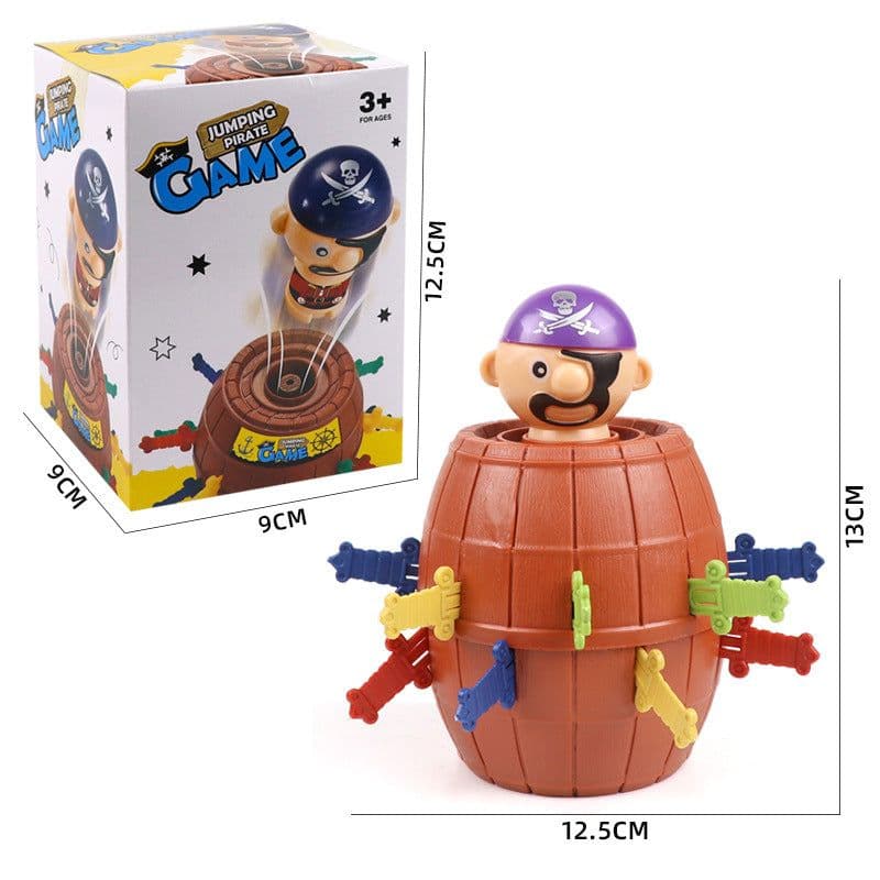 image-Hand biting crocodile icebreaker penguin pirate barrel children's educational two-player tabletop game interactive tricky small toys