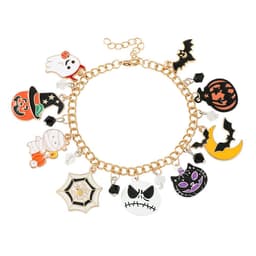 image-Bosu Halloween Bracelet - Pumpkin Spider Bat Ghost