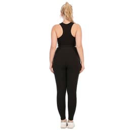 image-Plus Size Yoga Suit with Sports Bra - Tight Fit