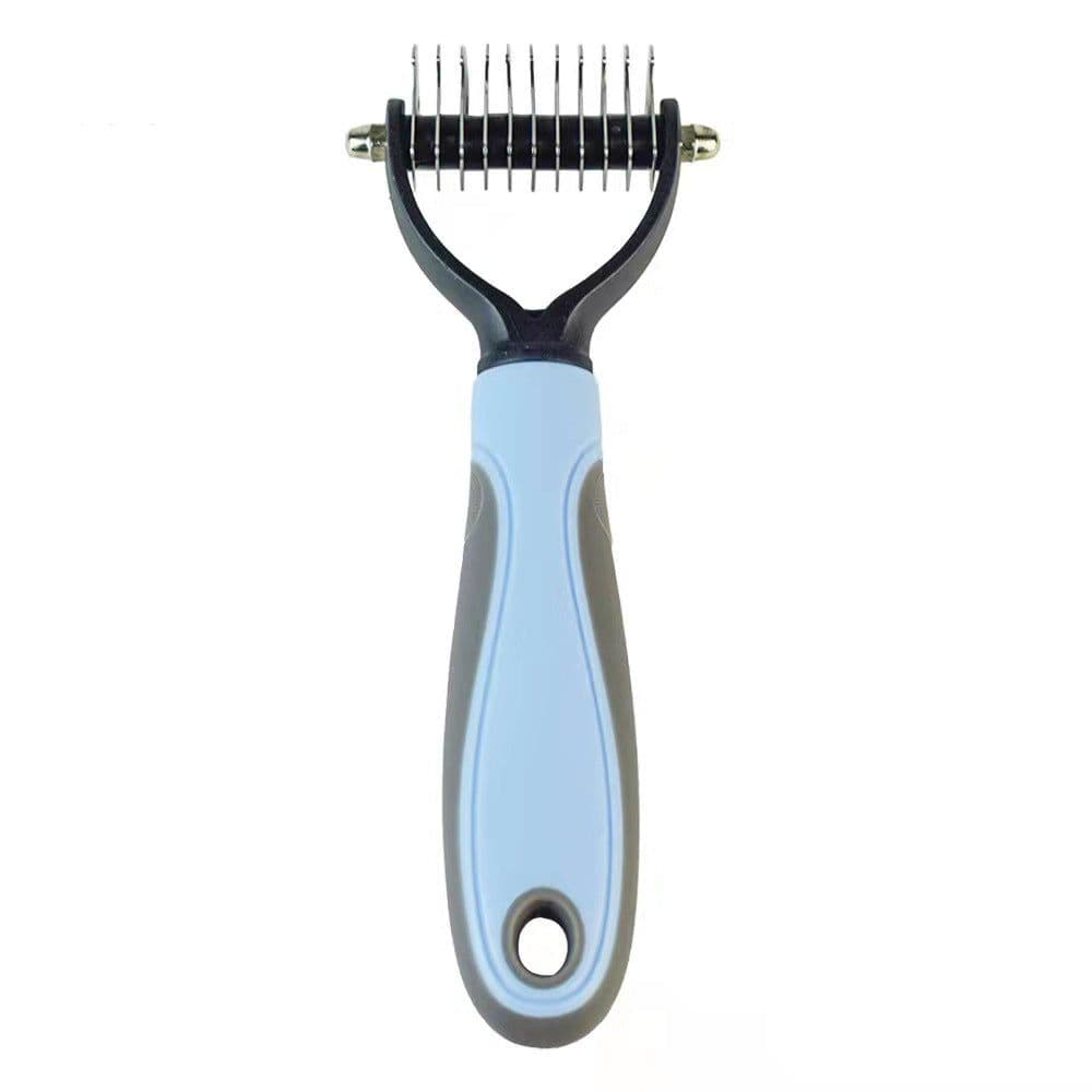 image-Pet Comb Dog Cat Stainless Steel Hair Removal Knot Knife - 3-in-1