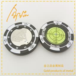 image-JZP Golf Ball Marker - Black Zinc Alloy