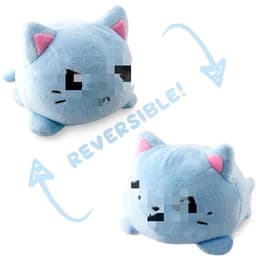 image-Cross-border foreign trade reversible cat doll plush toy double-sided octopus cute animal style reverse Yoda doll generation